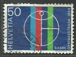 Stamps Switzerland -  Gymnastrada