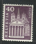 Sellos de Europa - Suiza -  Catedral de GENEBRA