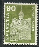 Stamps Switzerland -  Castillo SCHAFFHAUSEN