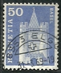 Stamps Switzerland -  Puerta san Paul (BASILEA)
