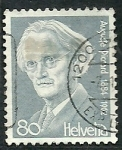 Stamps Switzerland -  Auguste Picard