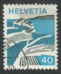 Stamps Switzerland -  vISTA DE lAVAUX