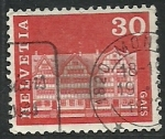 Stamps Switzerland -  Castillo de GAIS