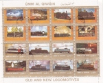 Stamps United Arab Emirates -  LOCOMOTORAS