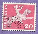 Stamps Switzerland -  INTERCAMBIO