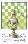 Stamps Afghanistan -  FICHA DE AJEDREZ