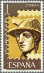 Stamps Spain -  ESPAÑA 1962 1432 Sello Nuevo Día Mundial del Sello Mercurio