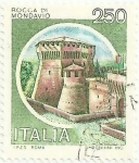 Sellos del Mundo : Europa : Italia : (312) SERIE CASTILLOS. ROCCA DI MONDAVIO, EN PESARO. YVERT IT 1446