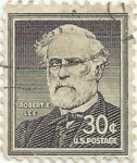 Stamps : America : United_States :  SERIE LIBERTAD. ROBERT EDWARD LEE. YVERT US 602