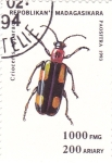 Stamps Madagascar -  INSECTOS-CRIOPCERIS