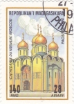 Stamps Madagascar -  CATEDRAL DEL KREMLIN-MOSCÚ
