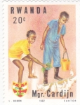 Stamps Rwanda -  asociación Josef Cardijn
