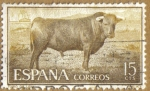 Stamps Spain -  TAUROMAQUIA - Toro de Lidia