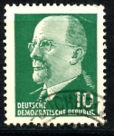 Stamps Germany -  ALEMANIA DDR_SCOTT 583 PRESIDENTE WALTER ULBRICHT. $0,2
