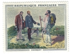 Stamps : Europe : France :  Courbet