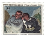 Stamps : Europe : France :  Daumier