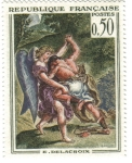 Stamps : Europe : France :  Delacroix