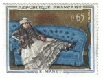 Stamps France -  Manet