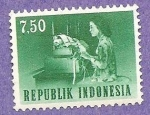 Sellos de Asia - Indonesia -  INTERCAMBIO