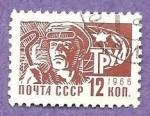 Stamps Russia -  INTERCAMBIO