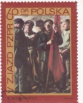 Stamps Poland -  MANIFESTANTES
