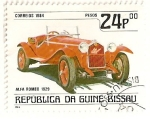 Stamps Guinea Bissau -  Automoviles de epoca. Bentley 1929.