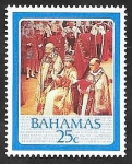 Sellos de America - Bahamas -  591 - 60 Anivº de Elizabeth II 