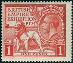 Sellos de Europa - Reino Unido -  Conmemorativos de la Exposición del Imperio Británico celebrado en Wenbley
