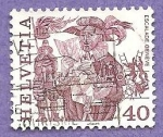 Stamps Switzerland -  INTERCAMBIO