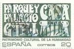 Stamps : Europe : Spain :  PATRIMONIO DE LA HUMANIDAD. PARC I PALAU GÜELL Y CASA MILÀ. EDIFIL 3038