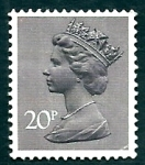 Stamps United Kingdom -  ISABEL  II