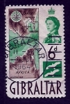 Stamps Gibraltar -  Situacion geografica