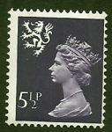 Stamps United Kingdom -  Reina Isabel  II