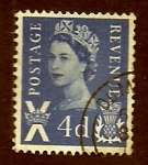 Stamps United Kingdom -  Reyna Isabel  II