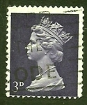 Stamps United Kingdom -  Reyna Isabel  II