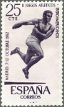Stamps Spain -  ESPAÑA 1962 1450 Sello Nuevo Juegos Atleticos Iberoamericanos Lanzamiento Disco