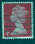 Stamps United Kingdom -  Reyna Isabel  II