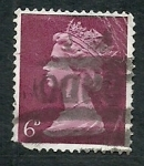 Stamps United Kingdom -  Reyna Isabel  II