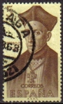 Stamps Spain -  ESPAÑA 1962 1461 Sello Forjadores de America Pedro de la Gasca Usado