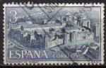 Stamps Spain -  ESPAÑA 1963 1496 Sello Monasterio de Sta. Mª de Poblet Vista General usado