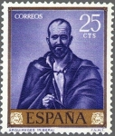 Stamps Spain -  ESPAÑA 1963 1498 Sello Nuevo José de Ribera El Españoleto Arquimedes