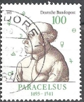 Stamps Germany -  500 Aniversario de nacimiento de Paracelso (médico y filósofo). 