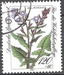 Stamps Germany -  Por el bienestar,Cicerbita Alpina.