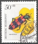 Sellos de Europa - Alemania -  Para los jovenes,Escarabajo de abeja común (Trichodes Apiarius).