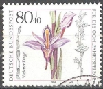 Sellos de Europa - Alemania -  Por el bienestar,	Orquídea: Violeta Limodore.