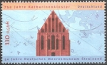 Stamps Germany -  750 años Katharinenkloster y 50 años de Museo Oceanográfico Alemán en Stralsund (Alemania).