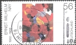 Stamps Germany -  100 años de Ernst Wilhelm Nay (1902-1968), pintor y grabador alemán. 