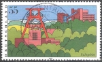 Stamps Germany -  Cuenca del Ruhr (verde e industrial).