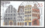 Stamps Germany -  Casco antiguo de Görlitz.