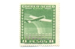 Sellos de America - Chile -  CORREO AEREO